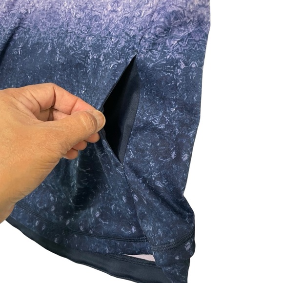 Calia by Carrie Underwood Long Sleeve Mock Neck Purple Ombré Running Top XS - Picture 12 of 15